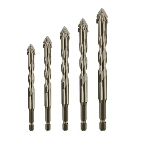 Koolenry Hochleistungs-Beschichtete Bohr- und Tap-Set Exzentrische Bohrbit-Kit-Multifunktionsbohrbitset, für Metall, Glas, Beton Koolenry Hochleistungs-Beschichtete Bohr- und Tap-Set Exzentrische Bohrbit-Kit-Multifunktionsbohrbitset, für Metall, Glas, Beton von Koolenry