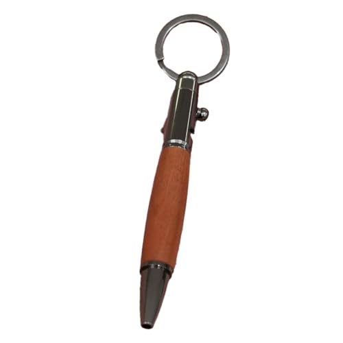 Koolenry Kugelschreiber mit Kugelschreiberfunktion, Schlüsselanhänger, Kurzer, Kompakter, Taktiler Drehkugelschreiber Aus mit 5 Ersatzminen C Koolenry Kugelschreiber mit Kugelschreiberfunktion, Schlüsselanhänger, Kurzer, Kompakter, Taktiler Drehkugelschreiber Aus mit 5 Ersatzminen C von Koolenry