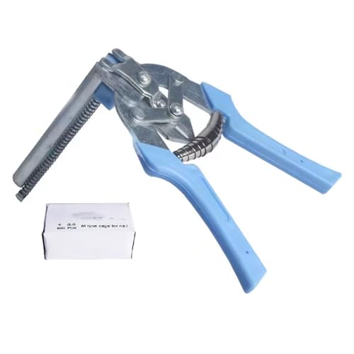 Koolenry M Nageldrahtringer Fordera-Hefter mit 600 Clips Geeigneter Ringzable und 600pcs M-Clips Heftklammern mit Einem Rutschgriff für Verschiedene Anwendungen in Garten und zu Hause Koolenry M Nageldrahtringer Fordera-Hefter mit 600 Clips Geeigneter Ringzable und 600pcs M-Clips Heftklammern mit Einem Rutschgriff für Verschiedene Anwendungen in Garten und zu Hause von Koolenry