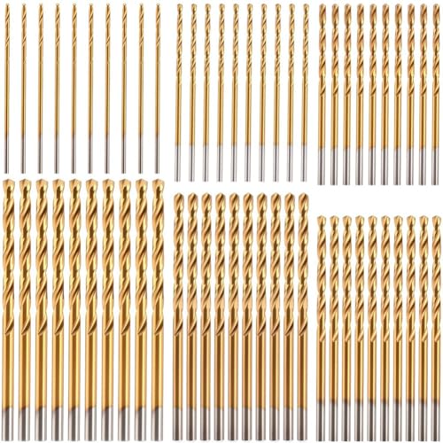 Koolenry Mikrobohrerbits 120 Stcs Set 3/64 "-1/8" Hochgeschwindigkeitsstahl HSS-Bohrer für, Metall, Stahl, Kunststoff, Aluminiumlegierung Koolenry Mikrobohrerbits 120 Stcs Set 3/64 "-1/8" Hochgeschwindigkeitsstahl HSS-Bohrer für, Metall, Stahl, Kunststoff, Aluminiumlegierung von Koolenry