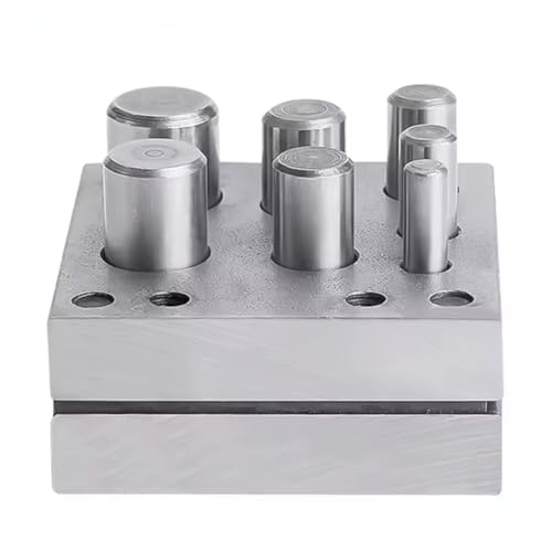 Koolenry Multi-Loch-Rundform-Stempelset - Stanze und Prägewerkzeug zum Formen Von Metallschmuck Koolenry Multi-Loch-Rundform-Stempelset - Stanze und Prägewerkzeug zum Formen Von Metallschmuck von Koolenry