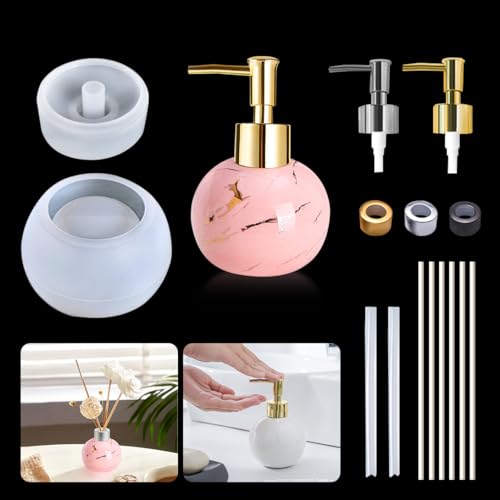 Koonafy 15 pcs Epoxidharz Formen Kit,Resin Silikonform Flasche,Gießformen mit Pump,Stroh,Aromatherapiekerze,Resin Mold für Flüssige Flasche, Dekoration Koonafy 15 pcs Epoxidharz Formen Kit,Resin Silikonform Flasche,Gießformen mit Pump,Stroh,Aromatherapiekerze,Resin Mold für Flüssige Flasche, Dekoration von Koonafy