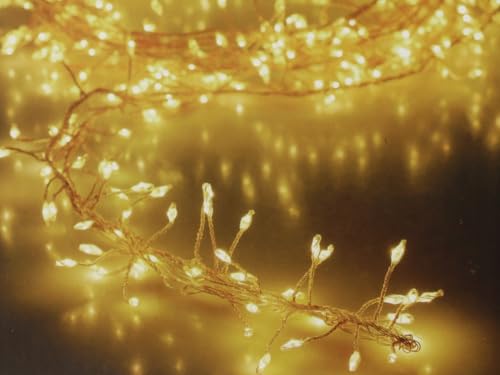 Koopman International b.v. Cluster Light Chain, 100 LED Fairy Lights, Christmas Garland, Winter Lights, white Koopman International b.v. Cluster Light Chain, 100 LED Fairy Lights, Christmas Garland, Winter Lights, white von Koopman International b.v.