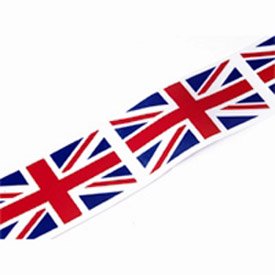Union Jack Band 35 mm – 2 (Zwei) M Länge von Kopeme