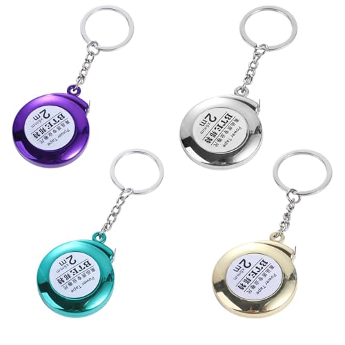 4PCS Mini Lineal Bänder Schlüsselanhänger 2m Maßband Tragbare Einziehbare Stahl Maßband Mehrzweck Rolle Band Nähen Werkzeuge 4PCS Mini Lineal Bänder Schlüsselanhänger 2m Maßband Tragbare Einziehbare Stahl Maßband Mehrzweck Rolle Band Nähen Werkzeuge von Kopida