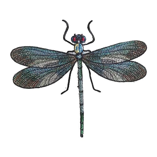 Libelle bestickte Aufnäher zum Aufnähen, einfache Libelle, zum Aufbügeln, coole Patches für Männer, Frauen, Kleidung, Kleid Libelle bestickte Aufnäher zum Aufnähen, einfache Libelle, zum Aufbügeln, coole Patches für Männer, Frauen, Kleidung, Kleid von Kopida