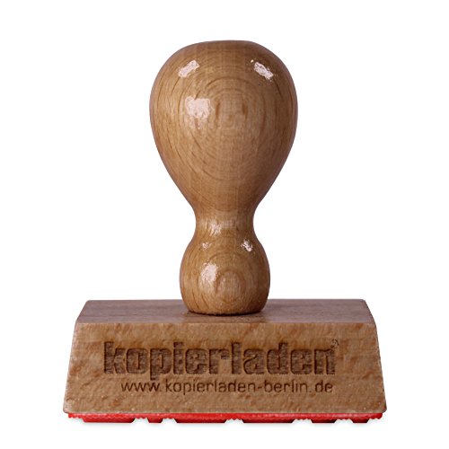 Holzstempel POSTAUSGANG, 50 x 10 mm, hochwertiger Holzstempel aus Buchenholz Lagertext „POSTAUSGANG“ – ideal für Büro und Privat von Kopierladen Karnath GmbH