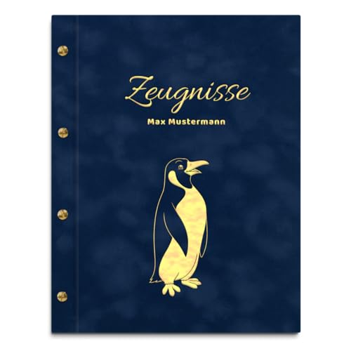Personalisierbare Zeugnismappe in blauer Samtoptik mit eigenem Namen und Motiv - inkl. 12 Sichthüllen - Goldener Aufdruck mit individuellem Motiv selbst gestalten Personalisierbare Zeugnismappe in blauer Samtoptik mit eigenem Namen und Motiv - inkl. 12 Sichthüllen - Goldener Aufdruck mit individuellem Motiv selbst gestalten von Kopierladen Karnath GmbH