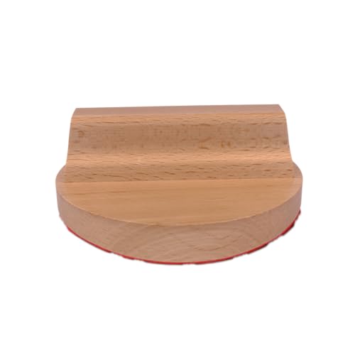 Personalisierbarer runder Wiegestempel Ø 14 cm aus Holz - großer Holzstempel für mit Text und Logo selbst gestalten - optional mit Stempelkissen Personalisierbarer runder Wiegestempel Ø 14 cm aus Holz - großer Holzstempel für mit Text und Logo selbst gestalten - optional mit Stempelkissen von Kopierladen Karnath GmbH