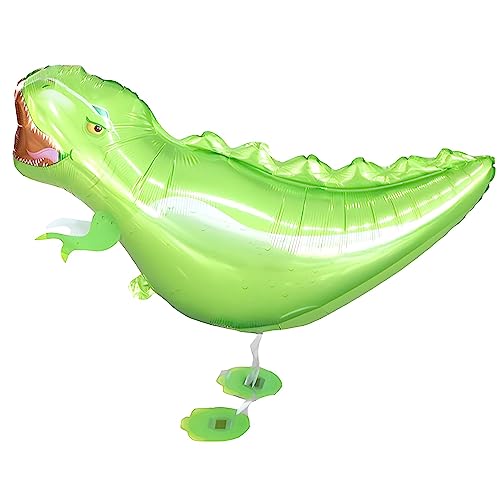 Airwalker Ballon grüner Dinosaurier laufendender Tier Luftballon Dino Drache Helium Walking Folienballon Deko für Kinder Geburtstag Party Hochzeit Kinder Geschenk JGA Dekoration Tierballons laufen Airwalker Ballon grüner Dinosaurier laufendender Tier Luftballon Dino Drache Helium Walking Folienballon Deko für Kinder Geburtstag Party Hochzeit Kinder Geschenk JGA Dekoration Tierballons laufen von Kopper-24