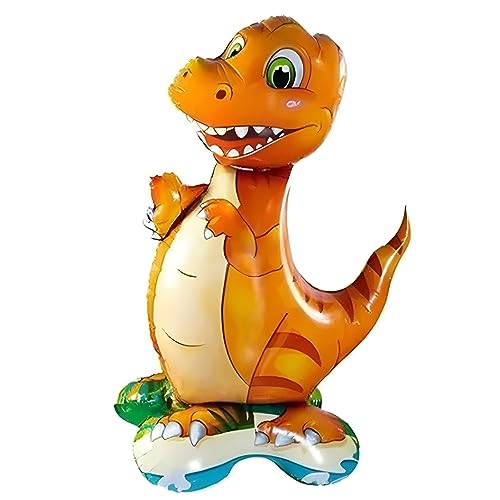 Folienballon Aufsteller 3D, Dinosaurier-Design in leuchtendem Orange, ca. 39 * 60 cm - Perfekt für Kindergeburtstage, Themenpartys, Dekoration, Geschenk, Überraschung, Event, Feier Folienballon Aufsteller 3D, Dinosaurier-Design in leuchtendem Orange, ca. 39 * 60 cm - Perfekt für Kindergeburtstage, Themenpartys, Dekoration, Geschenk, Überraschung, Event, Feier von Kopper-24