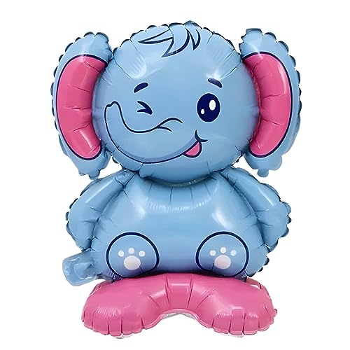 Folienballon Aufsteller 3D, Elefant Design, ca. 43*58 cm - Perfekt für Geburtstagsfeiern, Baby-Duschen, Taufen, Kinderzimmer-Dekoration, Tier-Themenpartys, Foto-Requisiten und pädagogische Aktivitäten Folienballon Aufsteller 3D, Elefant Design, ca. 43*58 cm - Perfekt für Geburtstagsfeiern, Baby-Duschen, Taufen, Kinderzimmer-Dekoration, Tier-Themenpartys, Foto-Requisiten und pädagogische Aktivitäten von Kopper-24