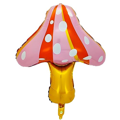 Folienballon Food, Pilz Design, ca. 54 * 74,5 cm - Perfekt für Geburtstagsfeiern, Kinderpartys, Dekorationen, Veranstaltungen, Themenpartys, lustige Überraschungen und Geschenke Folienballon Food, Pilz Design, ca. 54 * 74,5 cm - Perfekt für Geburtstagsfeiern, Kinderpartys, Dekorationen, Veranstaltungen, Themenpartys, lustige Überraschungen und Geschenke von Kopper-24