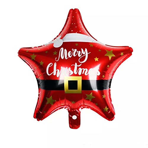 Folienballon Weihnachten -Stern Merry Christmas rot, ca. 45 cm - Groß XL Weihnachtsmann Weihnachstabaum Helium Folienluftballon Luftballon Weihnachtsfeier Party Deko Kopper-24 Dekoration Folienballon Weihnachten -Stern Merry Christmas rot, ca. 45 cm - Groß XL Weihnachtsmann Weihnachstabaum Helium Folienluftballon Luftballon Weihnachtsfeier Party Deko Kopper-24 Dekoration von Kopper-24