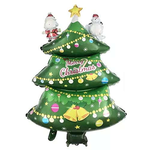 Folienballon Weihnachten -Tannenbaum Merry Christmas 3, ca. 110 x 62 cm - Groß XL Weihnachtsmann Weihnachstabaum Helium Folienluftballon Luftballon Weihnachtsfeier Party Deko Kopper-24 Dekoration Folienballon Weihnachten -Tannenbaum Merry Christmas 3, ca. 110 x 62 cm - Groß XL Weihnachtsmann Weihnachstabaum Helium Folienluftballon Luftballon Weihnachtsfeier Party Deko Kopper-24 Dekoration von Kopper-24
