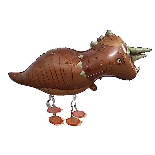 Kopper-24 Airwalker Ballon Dinosaurier braun - laufendender Tier Luftballon Helium Walking Folienballon Deko für Kinder Geburtstag Party Hochzeit Kinder Geschenk JGA Dekoration Tierballons Laufen Kopper-24 Airwalker Ballon Dinosaurier braun - laufendender Tier Luftballon Helium Walking Folienballon Deko für Kinder Geburtstag Party Hochzeit Kinder Geschenk JGA Dekoration Tierballons Laufen von Kopper-24