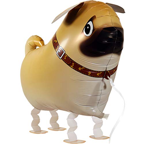 Kopper-24 Airwalker Ballon Mops Hund - laufendender Hunde Luftballon Tier Helium Walking Folienballon Deko für Kinder Geburtstag Party Hochzeit Kinder Geschenk JGA Dekoration Tierballons Laufen Kopper-24 Airwalker Ballon Mops Hund - laufendender Hunde Luftballon Tier Helium Walking Folienballon Deko für Kinder Geburtstag Party Hochzeit Kinder Geschenk JGA Dekoration Tierballons Laufen von Kopper-24