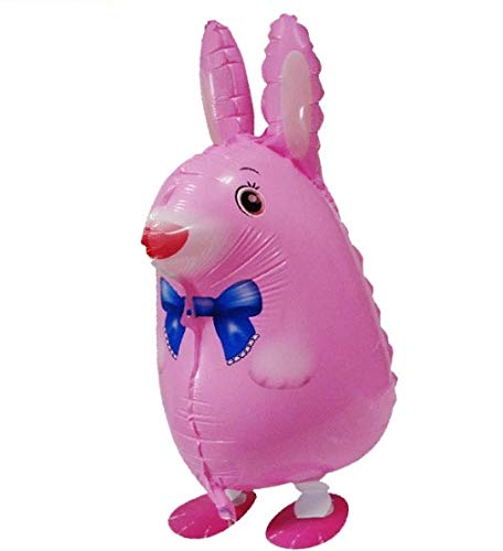 Kopper-24 Airwalker Ballon Pinker Hase - laufendender Tier Luftballon Helium Walking Folienballon Deko für Kinder Geburtstag Party Hochzeit Kinder Geschenk JGA Dekoration Tierballons Laufen Kopper-24 Airwalker Ballon Pinker Hase - laufendender Tier Luftballon Helium Walking Folienballon Deko für Kinder Geburtstag Party Hochzeit Kinder Geschenk JGA Dekoration Tierballons Laufen von Kopper-24