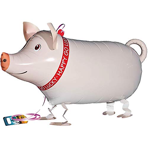 Kopper-24 Airwalker Ballon Schwein - laufendender Tier Luftballon Helium Walking Folienballon Deko für Kinder Geburtstag Party Hochzeit Kinder Geschenk JGA Dekoration Tierballons Laufen Kopper-24 Airwalker Ballon Schwein - laufendender Tier Luftballon Helium Walking Folienballon Deko für Kinder Geburtstag Party Hochzeit Kinder Geschenk JGA Dekoration Tierballons Laufen von Kopper-24