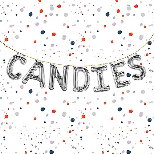Kopper-24 Folienballon-Set Candies in Silber, 100 cm - Süße Dekoration für Candy Bars, Kindergeburtstage & Events - Verwöhne Deine Gäste mit süßen Leckereien Kopper-24 Folienballon-Set Candies in Silber, 100 cm - Süße Dekoration für Candy Bars, Kindergeburtstage & Events - Verwöhne Deine Gäste mit süßen Leckereien von Kopper-24