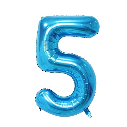 Kopper-24 Folienballon Zahl 5, ca. 80 cm, blau, für Luftbefüllung - Luftballon XXL Nummer Riesen Ballon Zahlenballon Mädchen Junge Deko Riesenzahl Party Hochzeit Kindergeburtstag zum Geburtstag Kopper-24 Folienballon Zahl 5, ca. 80 cm, blau, für Luftbefüllung - Luftballon XXL Nummer Riesen Ballon Zahlenballon Mädchen Junge Deko Riesenzahl Party Hochzeit Kindergeburtstag zum Geburtstag von Kopper-24