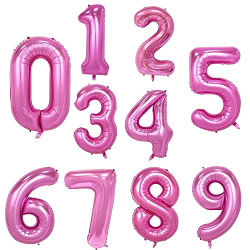 Kopper-24 Folienballon Zahl 8 in Pink - Rosa XL Riesenzahl 80 cm - Geburtstag Hochzeit Deko Party Zahlenballon Jubiläum Ballon Luftballon Zahlenballon riesig groß XXL Nummer Dekoration Mädchen Girl Kopper-24 Folienballon Zahl 8 in Pink - Rosa XL Riesenzahl 80 cm - Geburtstag Hochzeit Deko Party Zahlenballon Jubiläum Ballon Luftballon Zahlenballon riesig groß XXL Nummer Dekoration Mädchen Girl von Kopper-24