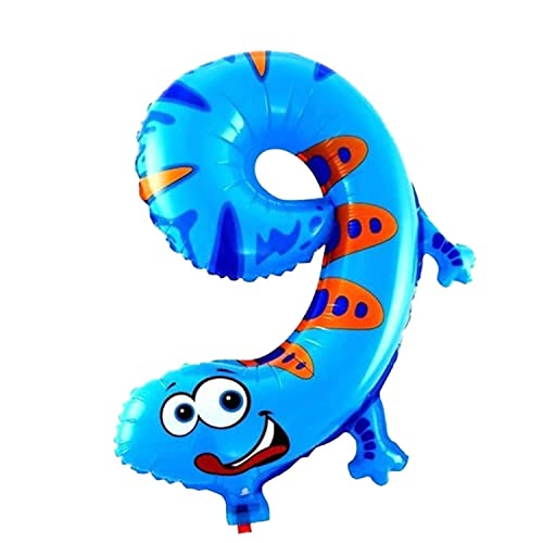 Kopper-24 Folienballon Zahl 9, ca. 40 cm, Tier Motiv - Luftballon XXL Nummer Riesen Ballon Zahlenballon Mädchen Junge Deko Riesenzahl Party Hochzeit Kindergeburtstag zum Geburtstag Kopper-24 Folienballon Zahl 9, ca. 40 cm, Tier Motiv - Luftballon XXL Nummer Riesen Ballon Zahlenballon Mädchen Junge Deko Riesenzahl Party Hochzeit Kindergeburtstag zum Geburtstag von Kopper-24