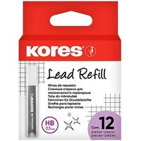 Kores® Grafitos Fallminen-Bleistiftminen schwarz HB 0,5 mm, 12 St. von Kores®