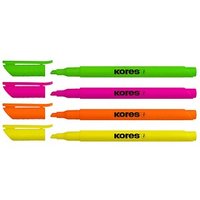 Kores® Highliner Textmarker farbsortiert, 4 St. von Kores®