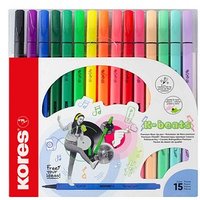 Kores® K Beats Filzstifte farbsortiert, 15 St. von Kores®