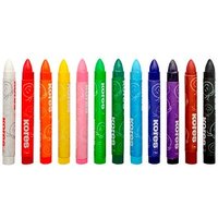 Kores® KRAYONES Wachsmalstifte farbsortiert, 12 St. von Kores®