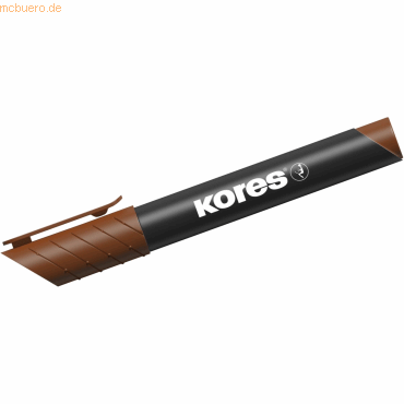 Kores Permanentmarker XP1 3mm Rundspitze braun von Kores