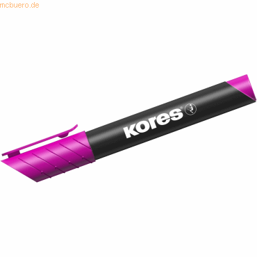 Kores Permanentmarker XP1 3mm Rundspitze pink von Kores
