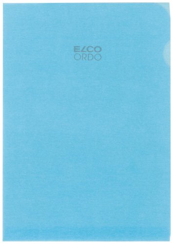 Elco 29490.34 Ordo Organisationsmappe, 220 x 310 mm, 80 g, blau/transparent von Kores