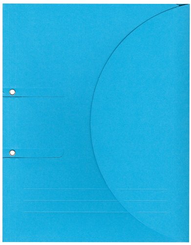 Elco 29495.32 Ordo collecto Karton mit 10 Ordnungsmappen für Ringordner, 315x250, 320g, intensiv-blau, Fenster: nein von Kores