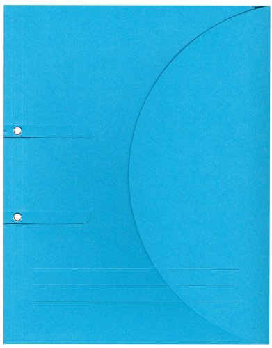Elco 29495.32 Ordo collecto Karton mit 10 Ordnungsmappen für Ringordner, 315x250, 320g, intensiv-blau, Fenster: nein von Kores
