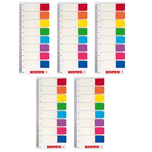 Kores 45121 Pagemarker - Folie, 12 x 45 mm, 5 Päckchen Kores 45121 Pagemarker - Folie, 12 x 45 mm, 5 Päckchen von Kores