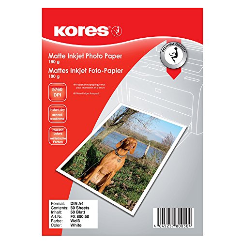 Kores FX800.50 Mattes Inkjet Foto-Papier von Kores
