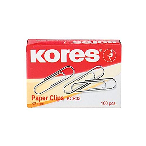 Kores Haftnotizen, 3 Boxen mit 100 trombonnes aus Metall, 25 mm Kores Haftnotizen, 3 Boxen mit 100 trombonnes aus Metall, 25 mm von Kores