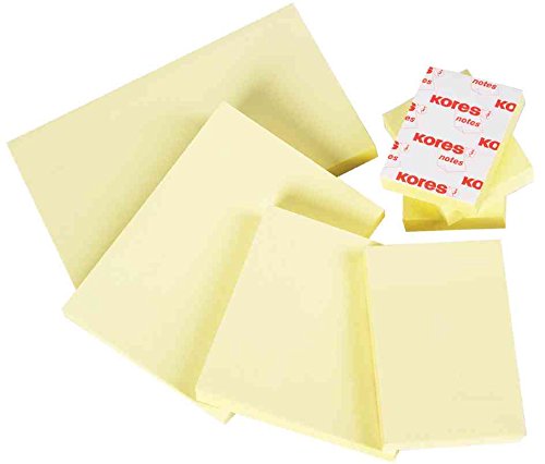 Kores Haftnotizen notes, 100 x 75 mm, blanko, gelb VE=6 Kores Haftnotizen notes, 100 x 75 mm, blanko, gelb VE=6 von Kores