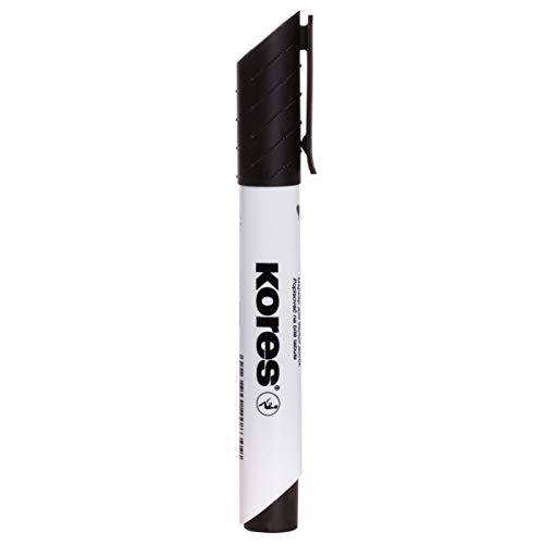 Kores K-Marker Whiteboard Marker XW1, runde Spitze, schwarz (12er Pack), 20830 von Kores