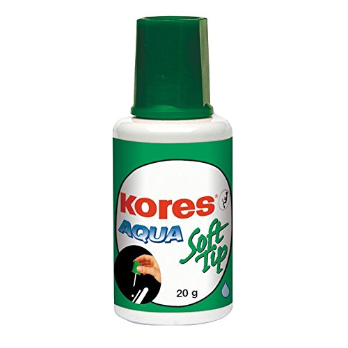 Kores KF69101 Korrekturfluid Aqua, 20 ml, weiß von Kores