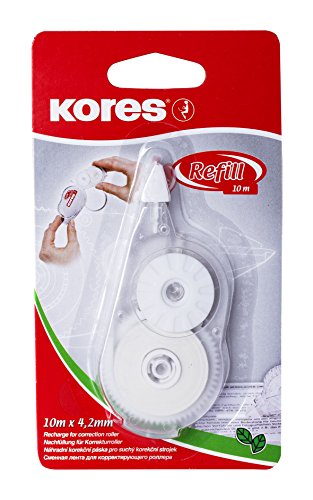 Kores KR84425 Nachfüllkassette für Mehrweg-Korrekturroller Refill Roller von Kores
