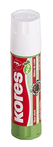 Kores - Klebestift Eco, Kleber mit Starkem Halt, Sicher und Ungiftiger Bastelkleber für Kunst und Basteln, Umweltfreundlich, Packung von 24 x 20g Kores - Klebestift Eco, Kleber mit Starkem Halt, Sicher und Ungiftiger Bastelkleber für Kunst und Basteln, Umweltfreundlich, Packung von 24 x 20g von Kores