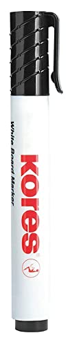 Kores M20830 Whiteboard/Flipchart Marker, Rundspitze, 3 mm, schwarz Kores M20830 Whiteboard/Flipchart Marker, Rundspitze, 3 mm, schwarz von Kores