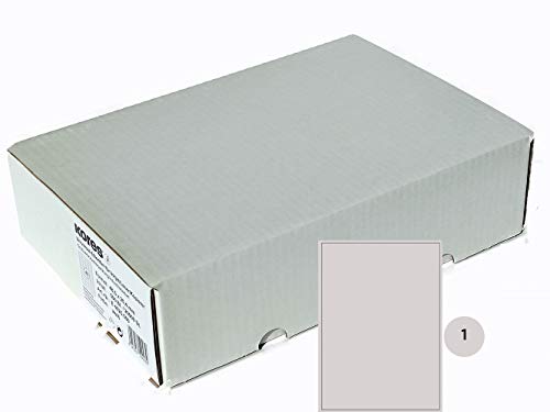 Kores - Universelle selbstklebende rechteckige Etiketten, 500 Blatt im Format Weiß mit Etiketten 210 x 297 mm Kores - Universelle selbstklebende rechteckige Etiketten, 500 Blatt im Format Weiß mit Etiketten 210 x 297 mm von Kores