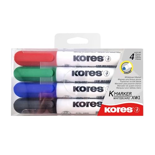 Kores Whiteboard- & Flipchart-Marker "K MARKER", 4er Etui VE = 1 Kores Whiteboard- & Flipchart-Marker "K MARKER", 4er Etui VE = 1 von Kores