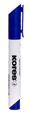 Kores XW1 Dry Wipe Whiteboard-Marker, Rundspitze, Blau Kores XW1 Dry Wipe Whiteboard-Marker, Rundspitze, Blau von Kores