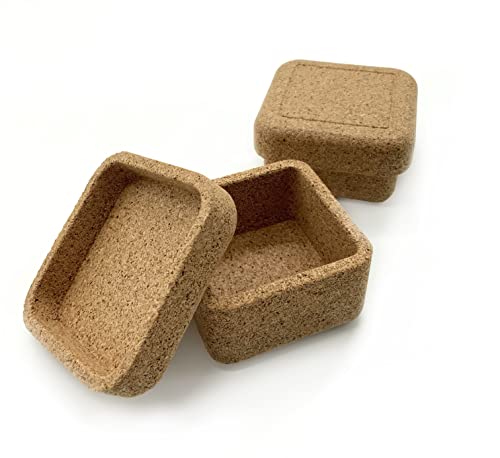 Schmuckdose aus Kork | Kork-Schmuckkästchen | Schmuckschatuelle aus Kork | Aufbewahrung für Ringe, Ohrringe und Ketten aus nachhaltigem Kork | verschließbar mit Deckel Schmuckdose aus Kork | Kork-Schmuckkästchen | Schmuckschatuelle aus Kork | Aufbewahrung für Ringe, Ohrringe und Ketten aus nachhaltigem Kork | verschließbar mit Deckel von Kork-Deko