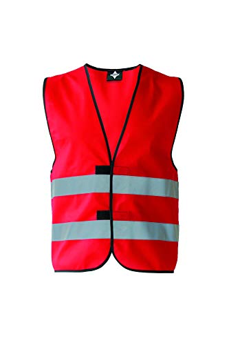 KORNTEX Warnweste mit Klettverschluss Dortmund - Sicherheitsweste Pannenweste – EN 17353 zertifiziert, 360° Reflexstreifen,L , rot, stark reflektierend für beste Sichtbarkeit, Unisex KORNTEX Warnweste mit Klettverschluss Dortmund - Sicherheitsweste Pannenweste – EN 17353 zertifiziert, 360° Reflexstreifen,L , rot, stark reflektierend für beste Sichtbarkeit, Unisex von Korntex